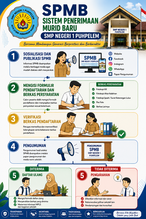 SPMB SMP Negeri 1 Puhpelem
