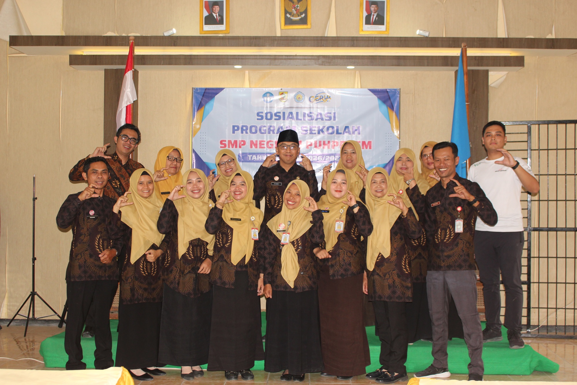 Foto Dokumentasi Sosialisasi Program Sekolah SMP Negeri 1 Puhpelem Tahun Ajaran 2026/2027