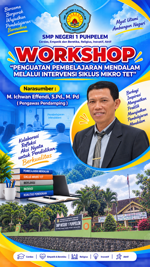 Workshop Penguatan Pembelajaran Mendalam Melalui Intervensi Siklus Mikro TET